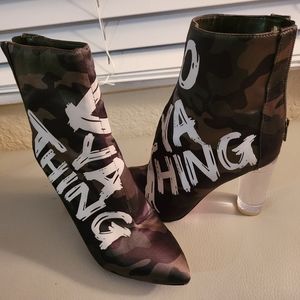 3" Brown/Tan Satan Ankle Boot